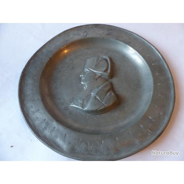 Ancien plat tain Napolon Ier Antiquits Empire
