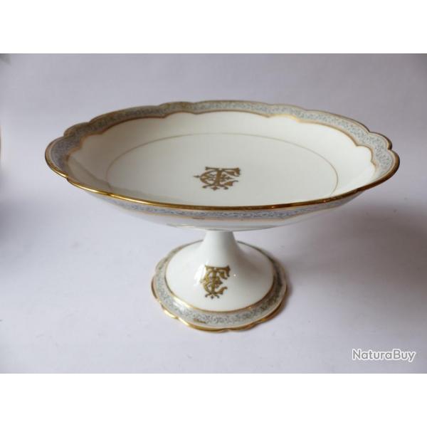 Coupe a fruits porcelaine  Grand dpot rue Drouot  TC Art de la table