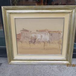 Peinture à l'huile sur toile Renzo CODOGNOTTO