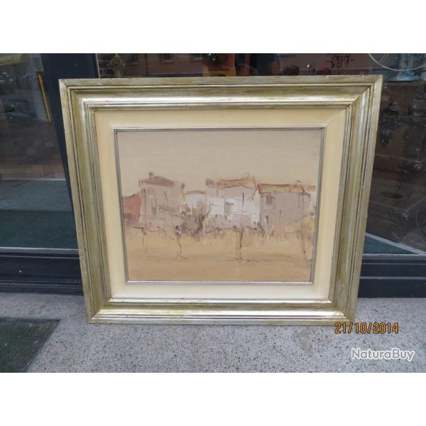 Peinture  l'huile sur toile Renzo CODOGNOTTO