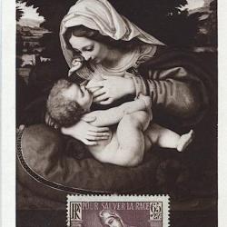 Carte-maximum France n° 356 - Pour sauver la race