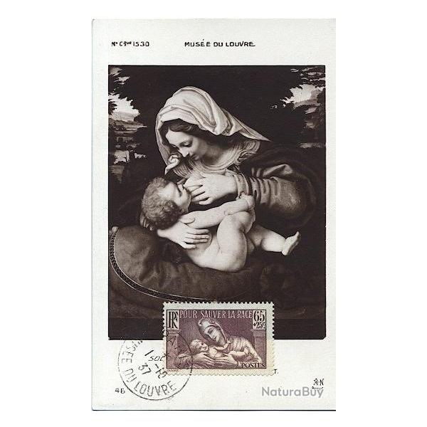 Carte-maximum France n 356 - Pour sauver la race