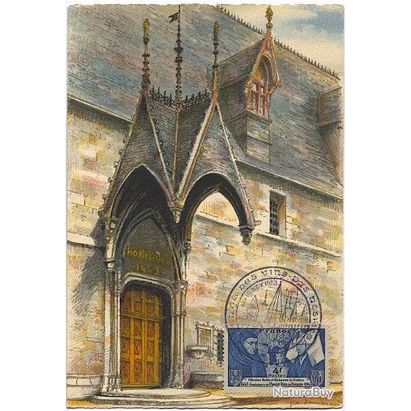 Carte-maximum France n 583 - Htel Dieu de Beaune