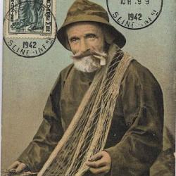 Carte-maximum France n° 504 - Marin