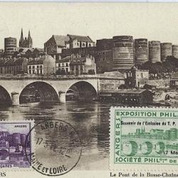 Carte-maximum France n° 500 Angers + vignette