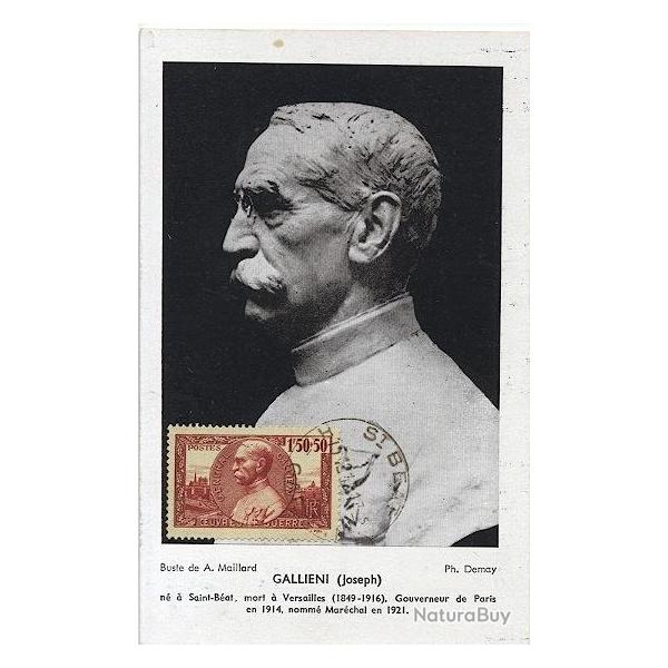 Carte-maximum France n 456 - Joseph Gallini