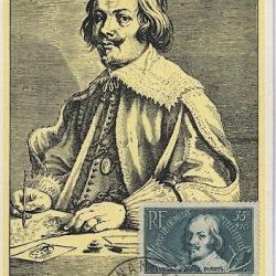 Carte-maximum France n° 381- Jacques Callot
