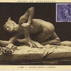 Carte-maximum France n° 413 Mercure 40 c