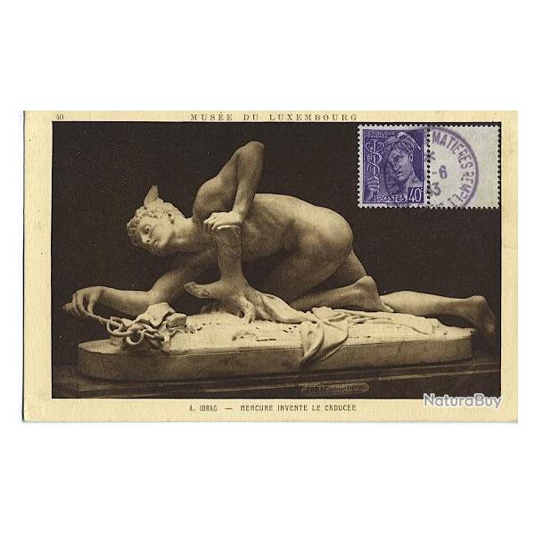Carte-maximum France n 413 Mercure 40 c