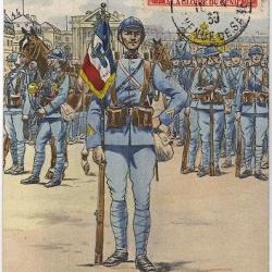 Carte-maximum France n° 423 - Génie - télégraphistes