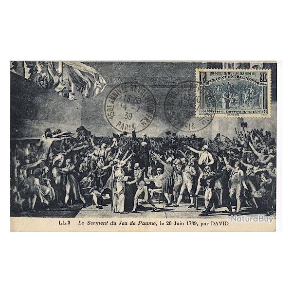 Carte-maximum France n 444 - Serment du jeu de Paume