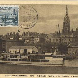 Carte-maximum France n° 394 - Saint-Malo