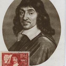 Carte-maximum France n° 341 - René Descartes