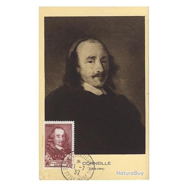 Carte-maximum France n 335 - Pierre Corneille