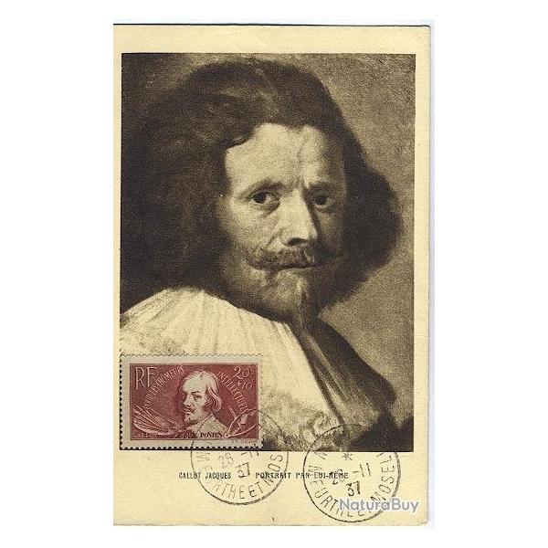 Carte-maximum France n 330 - Jacques Callot