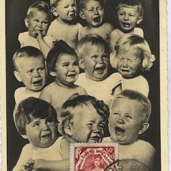 Carte-maximum France n° 312 - Les enfants des chômeurs
