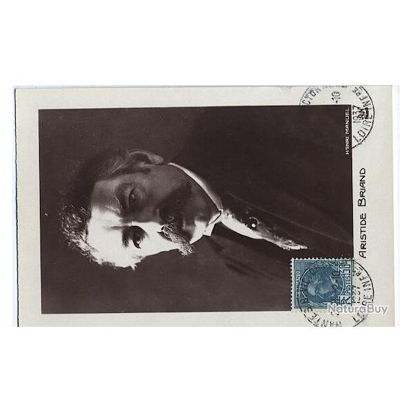 Carte-maximum France n 291 - Aristide Briand