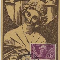 Carte-maximum France n° 256 Reims - L'ange au sourire