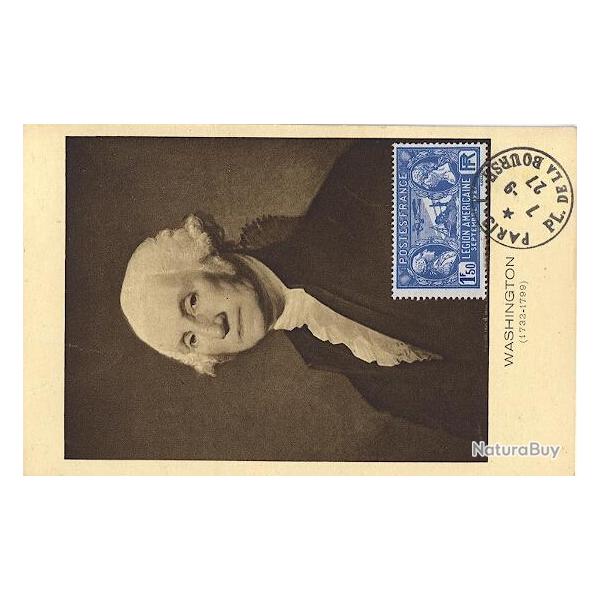 Carte-maximum France n 244 - Washington
