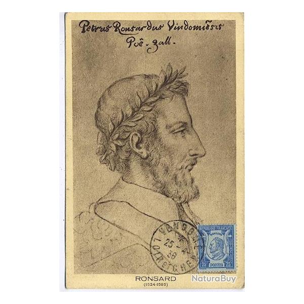 Carte-maximum France n 209 - Ronsard