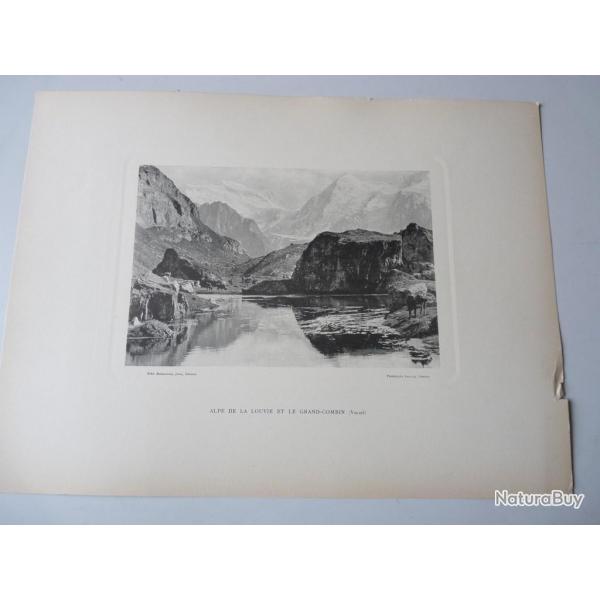 Photo Fred BOISSONNAS  Alpe De La Louvie Grand-Combin (Valais) Suisse