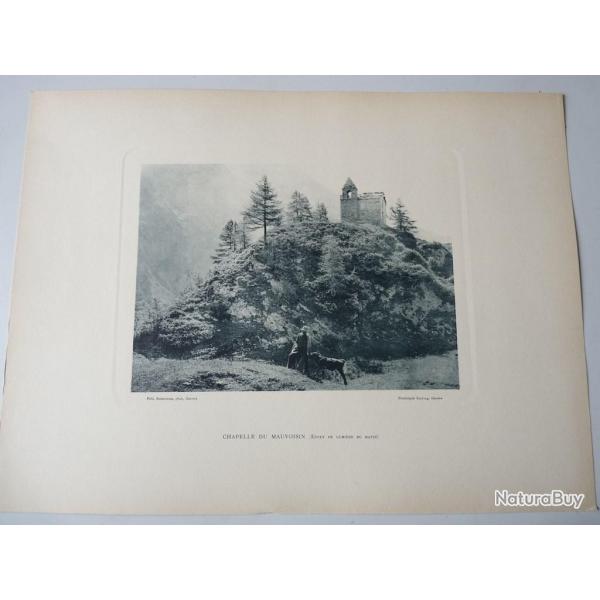 Photo Fred BOISSONNAS Chapelle Du Mauvoisin Suisse