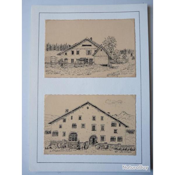 Dessins originaux  l'encre A.Vgtli 1951/53