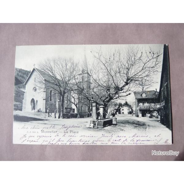 CPA 74 Monnetier - La Place