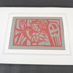 Bois Gravé original dessin de Noël C.Claude