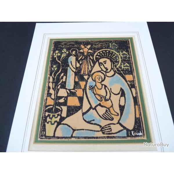 Bois Grav original dessin de Nol C.Claude