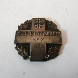 Insigne Gymnastique Suisse Bex 1933