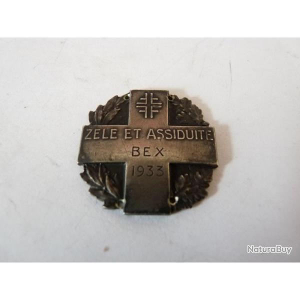 Insigne Gymnastique Suisse Bex 1933