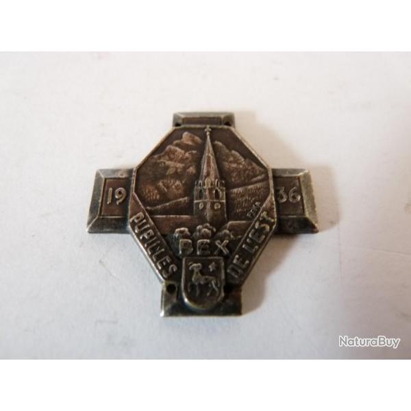 Insigne Gymnastique Suisse Bex 1936