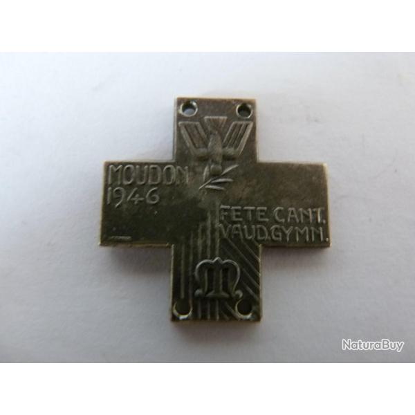 Insigne Gymnastique Suisse Moudon 1946