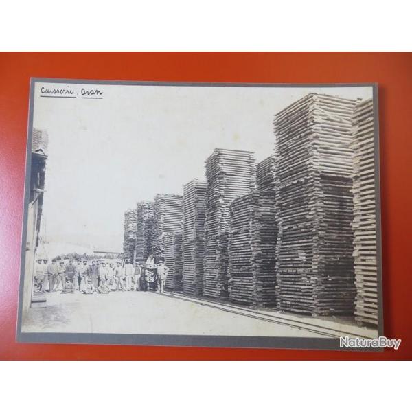 Photo Socit Franaise d'Exploitations Forestires Oran Algrie 1913