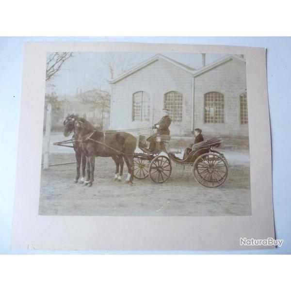 Ancienne Photographie Calche Berne Suisse