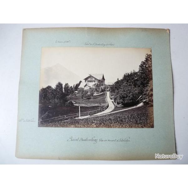 Photos ( 2 ) St.Beatemberg - Interlaken 1870