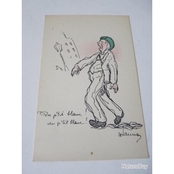 CPA illustre Suisse  Du p'tit blanc! du p'tit blanc!