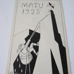 CPA Suisse Matu 1925 étudiants Suisse Carte Postale