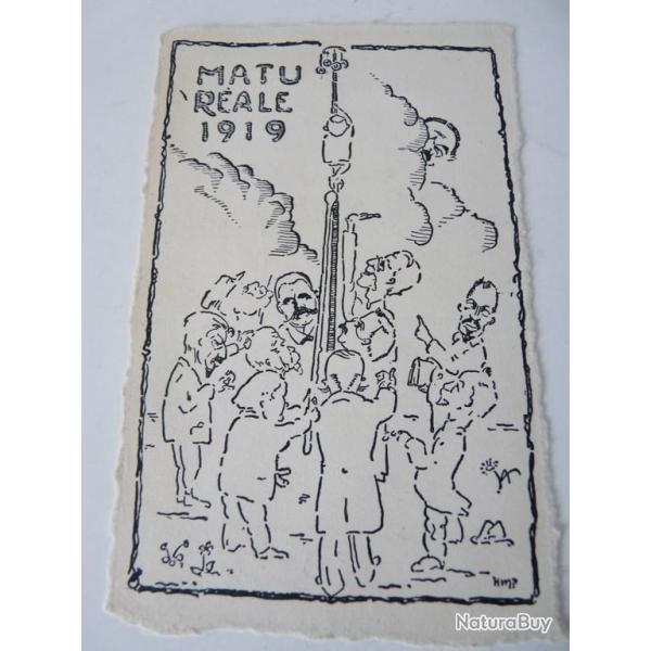 CPA Suisse Matu Rale  1919 Carte Postale