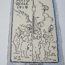 CPA Suisse Matu Réale Banquet 1919 Carte Postale