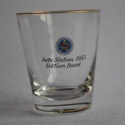 Verre Automobile Club Suisse ACS Auto Slalom 1955 Sektion Basel