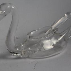 Salière verre soufflé Cygne