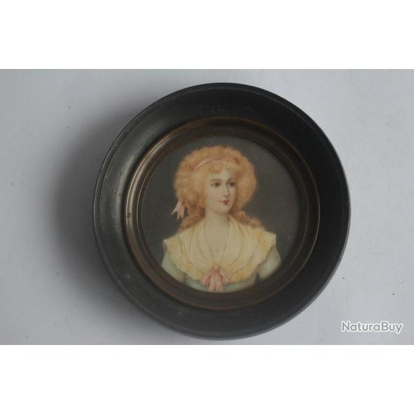 Peinture miniature Franois I DUMONT (1751-1831)