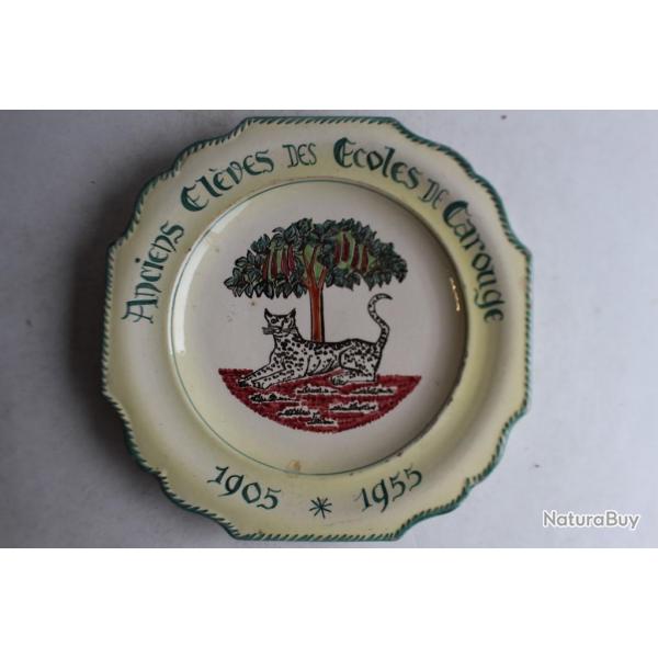 Assiette Anciens lves des coles de Carouge 1905-1955 Noverraz