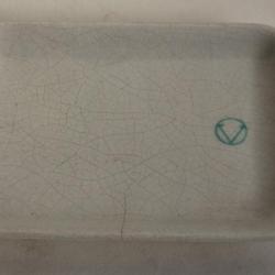 Plateau céramique craquelée Bonifas ou similaire