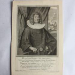 Gravure Leonhardus Holzhalbius XVIIIe Conrad Meyer Tigurine Zürich