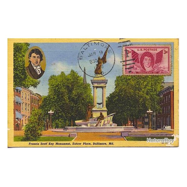 Carte-maximum tats-Unis N513