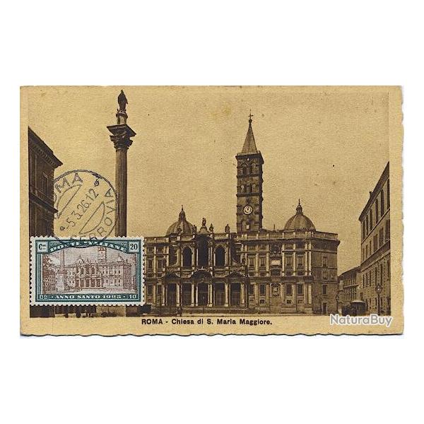 Carte-maximum Italie - N163 - Rome anne sainte