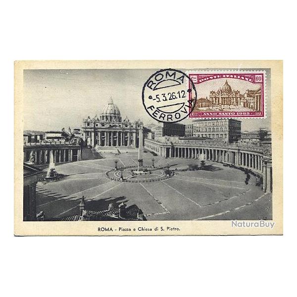 Carte-maximum Italie - N166 - Rome anne sainte